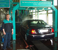 Einweisung Waschstraße