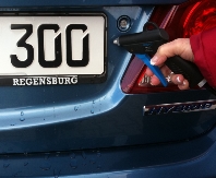 Heckbereich ausblasen