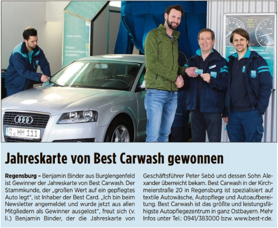 Jahreswaschkartengewinner 2017